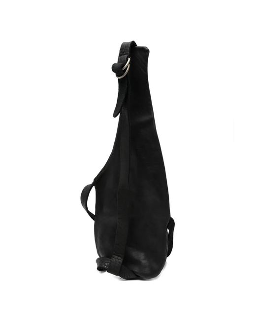 Guidi Leather Cross Body Bag in Black for Men | Lyst
