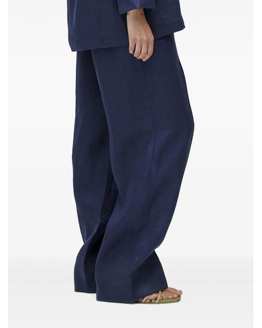 Sleeper Blue Drawstring Trousers