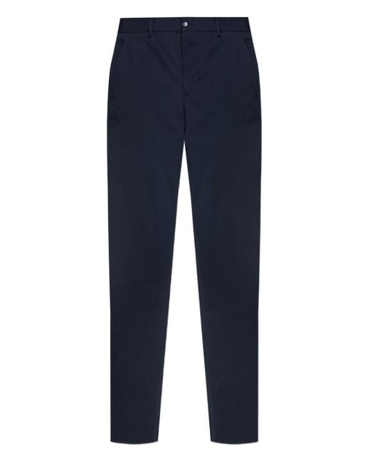 Etro Blue Creased Trousers for men