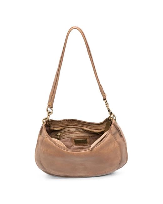 Caterina Lucchi White Ludovica Garment-Dyed Leather Shoulder Bag