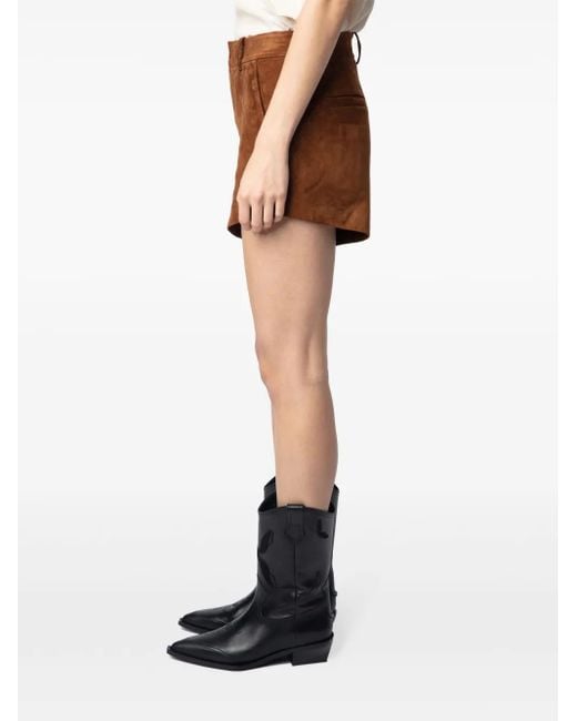 Zadig & Voltaire Brown Siddy Shorts
