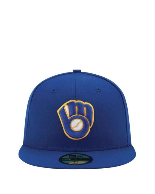 KTZ X Milwaukee Brewers Mlb 59fifty "blue/yellow" キャップ