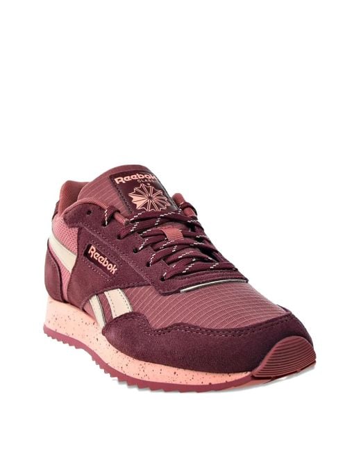 Reebok Purple Harman Tl Rpl Leather Sneakers