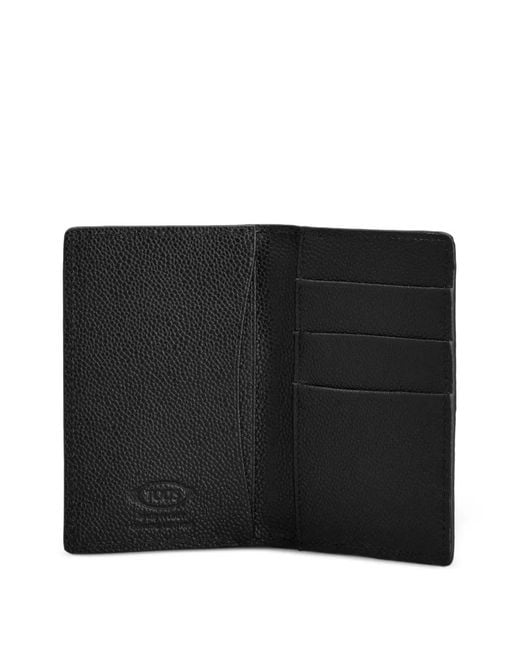 Tod's Black Logo-Plaque Wallet for men