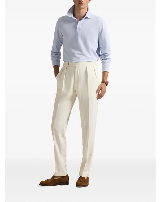 Polo Ralph Lauren Blue Long-sleeve Polo Shirt for men