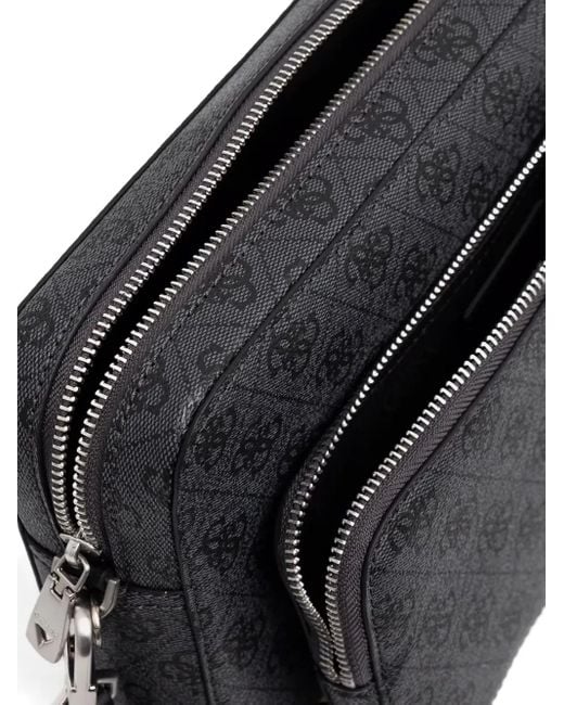 Guess Clutch-Set mit Monogramm-Print in Black für Herren