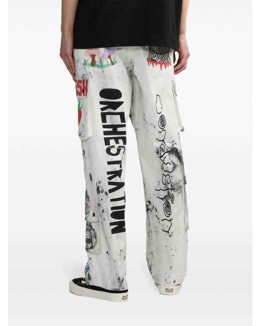 Pantalon cargo en coton à imprimé graphique WESTFALL pour homme en coloris Gray