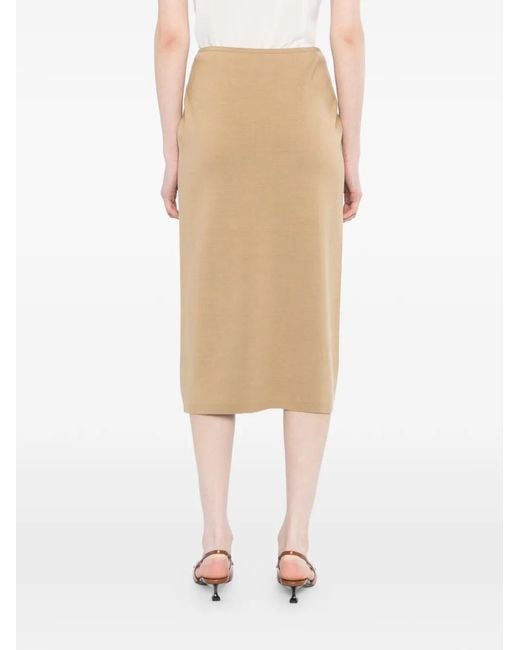 JNBY Natural Appliqué Midi Skirt
