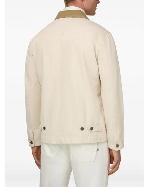 Boggi Natural Shacket for men