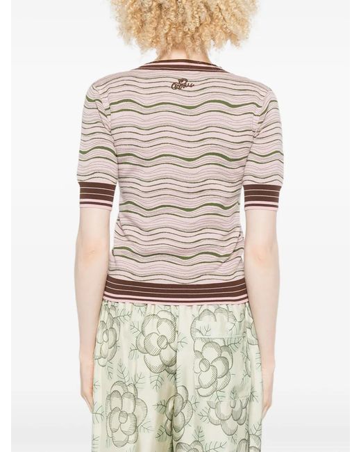 Marni Natural Jacquard Logo Jumper