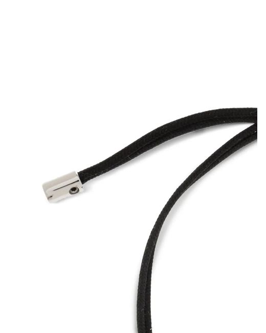 Fendi Metallic Ff Logo Plaque Bracelet for men