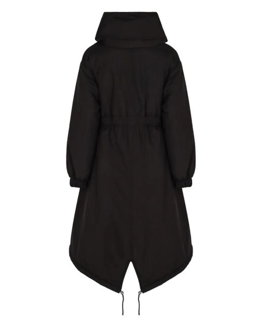 Moorer Black Eneida Belted Parka