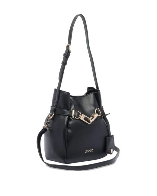 Liu Jo Black Logo Tote Bag