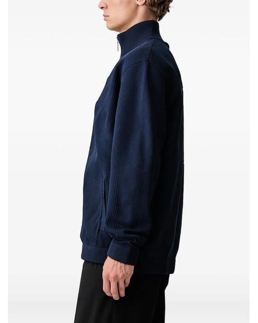 Adidas Blue Munich 93 Zip-Up Sweater for men