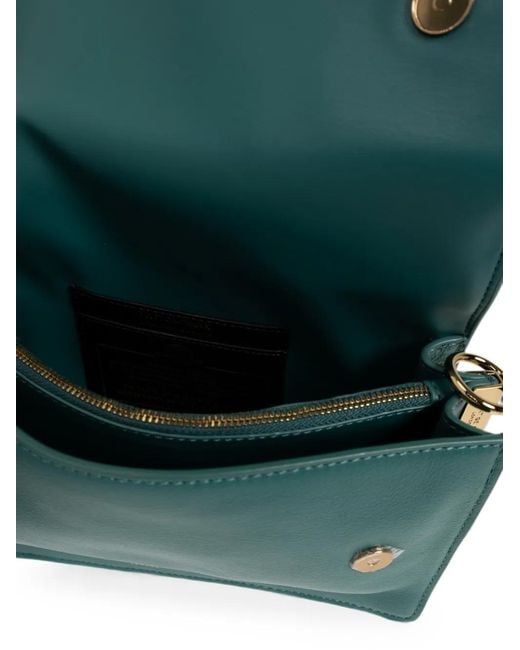 Kurt Geiger Green Sloane Soft Leather Shoulder Bag