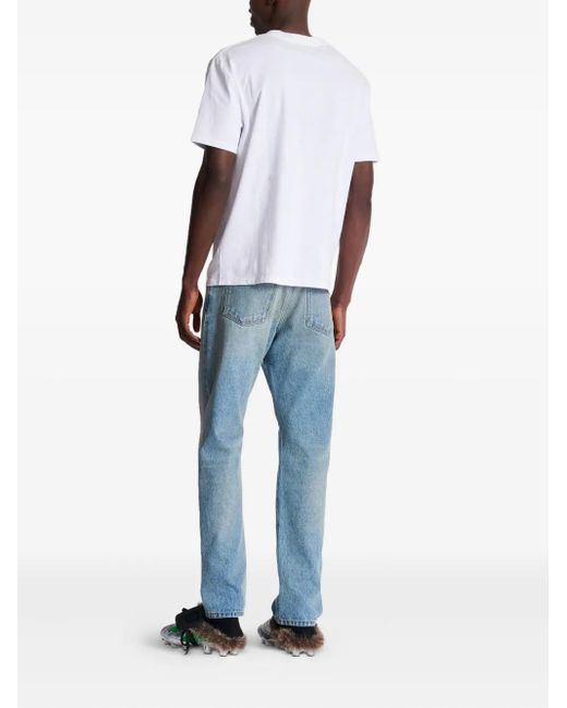 メンズ Balmain コットン Tシャツ Blue
