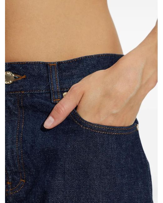 Casablanca Blue Straight-Leg Jeans