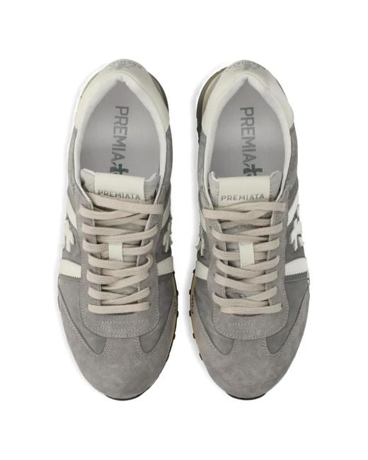 Premiata White Lucy Sneakers for men