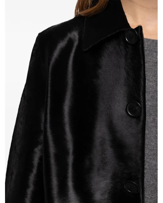 Zadig & Voltaire Black Lessa Cropped Buttoned Jacket