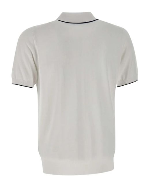メンズ Kangra Contrasting-trim Polo Shirt Gray