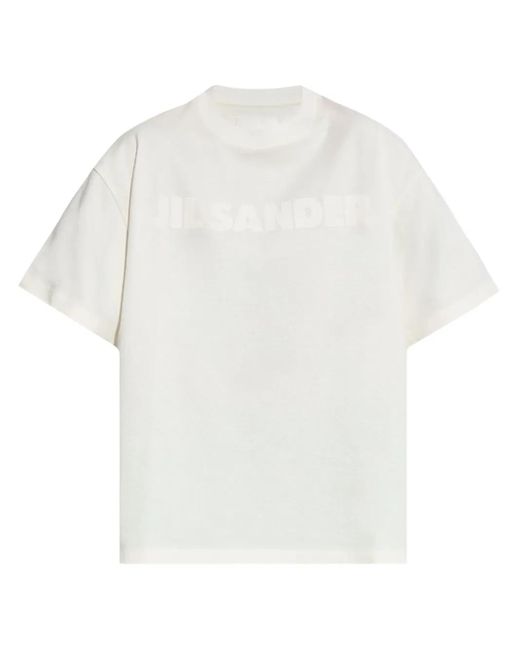 Jil Sander White Oversized T-Shirt