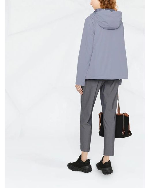 Herno Blue Ponente Hooded Jacket