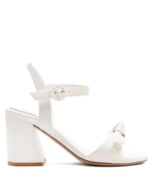 Alexandre Birman White 75Mm Clarita Sandals