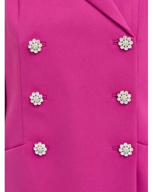 Blazer À Boutonnière Croisée Custommade• en coloris Pink