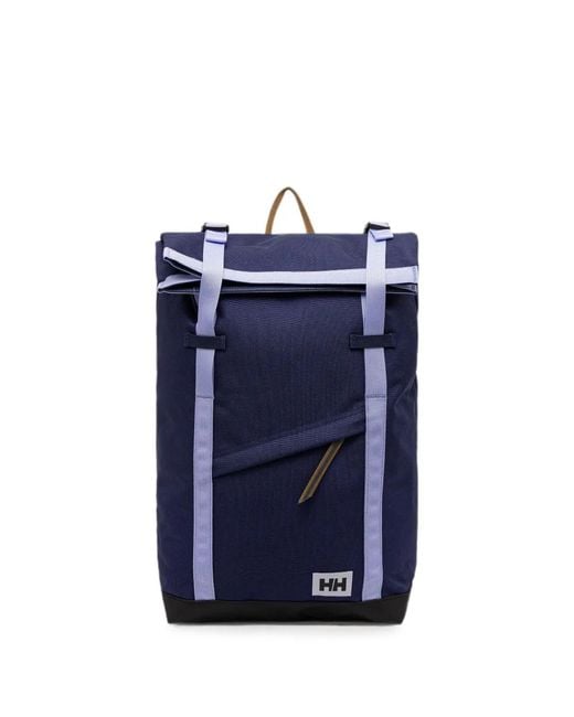 Helly Hansen Blue Stockholm Logo-Patch Backpack