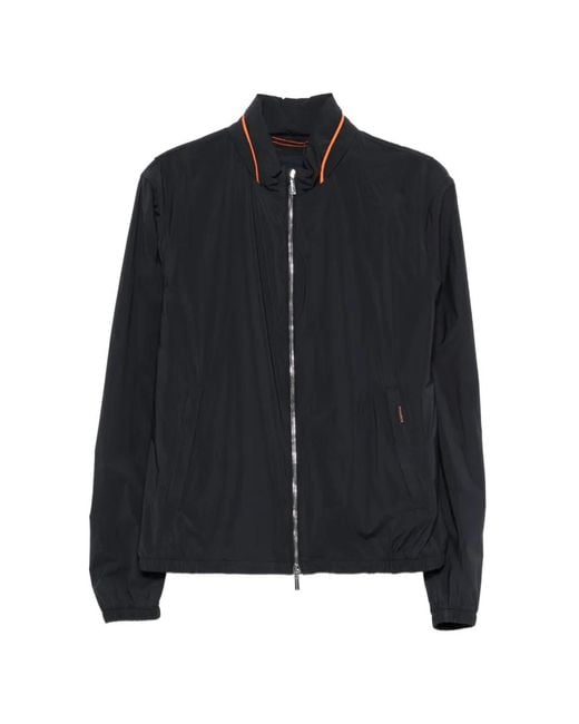 Moorer Black Prestwick Zip Jacket for men