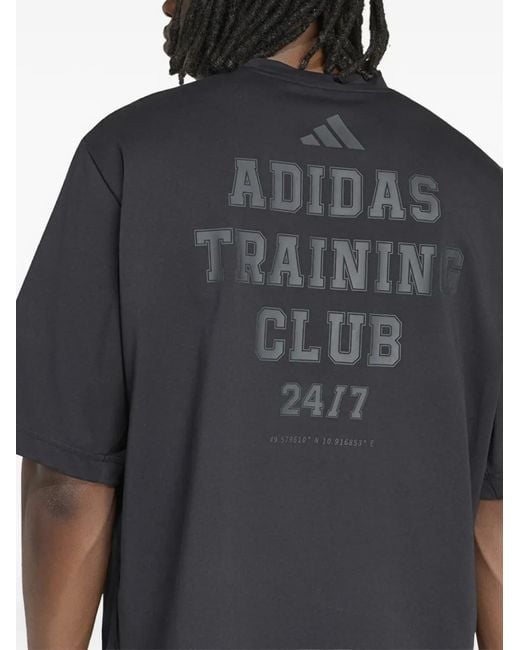 Adidas Black D4T Primelift Short T-Shirt for men