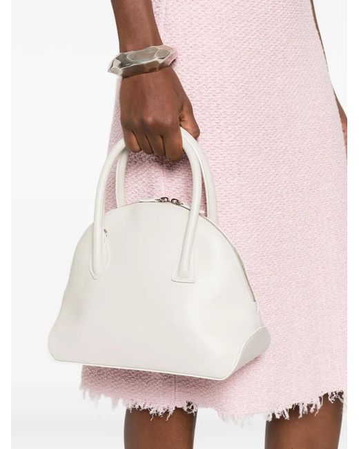 Liffner White Dome Tote Bag