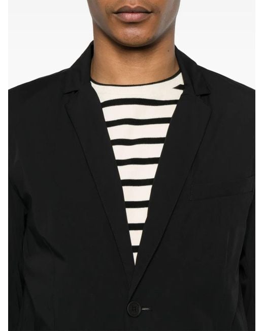 Herno Black Lightweight Blazer for men