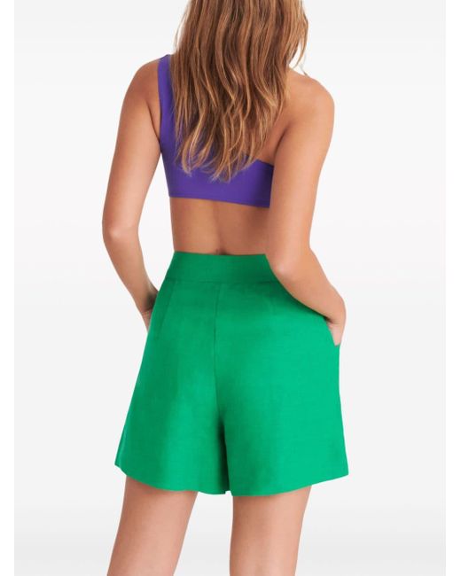 Eres Green Correct Linen Shorts