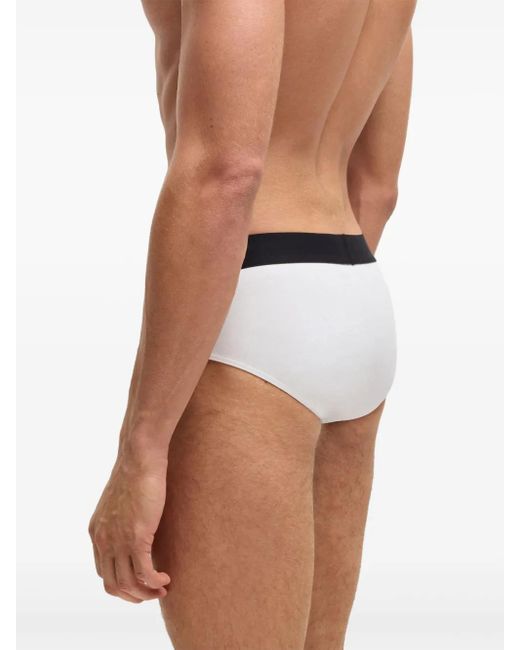 Boss Drie Stretch Katoenen Low-Waist Slips in het Black voor heren