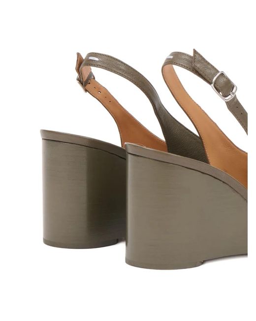 Maison Margiela Metallic Leather Pumps