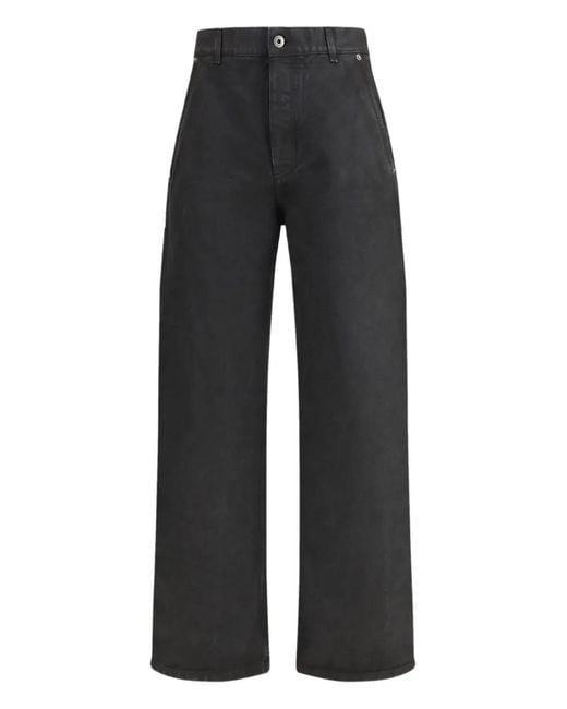 Pantaloni Con Cintura di Loewe in Black da Uomo