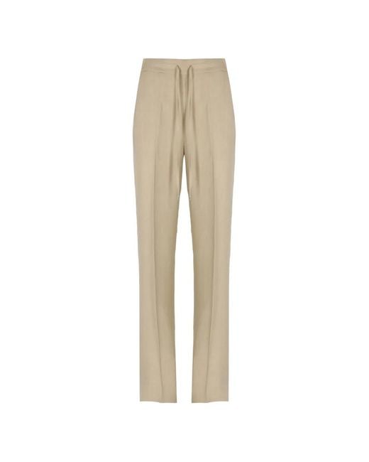 Antonelli Natural Pantalon À Taille À Lien De Resserrage