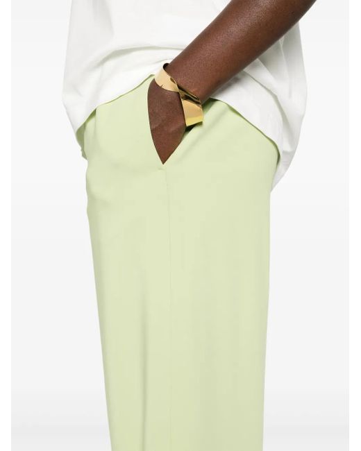 Fabiana Filippi Yellow Elasticated-Waistband Trousers