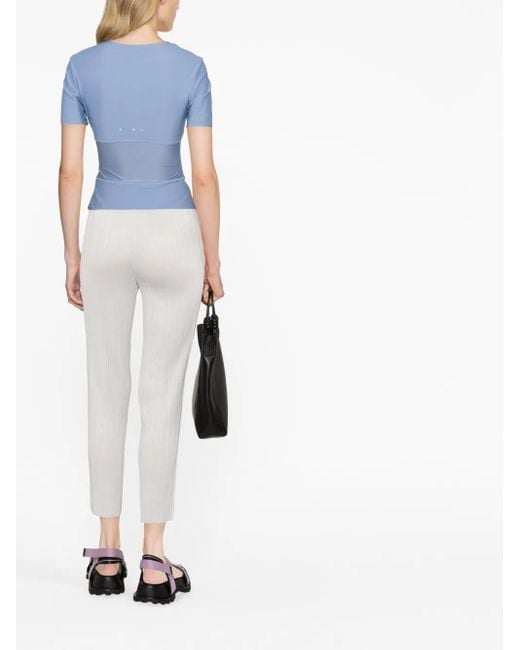 Pleats Please Issey Miyake White Issey Miyake Pleats Please Trousers
