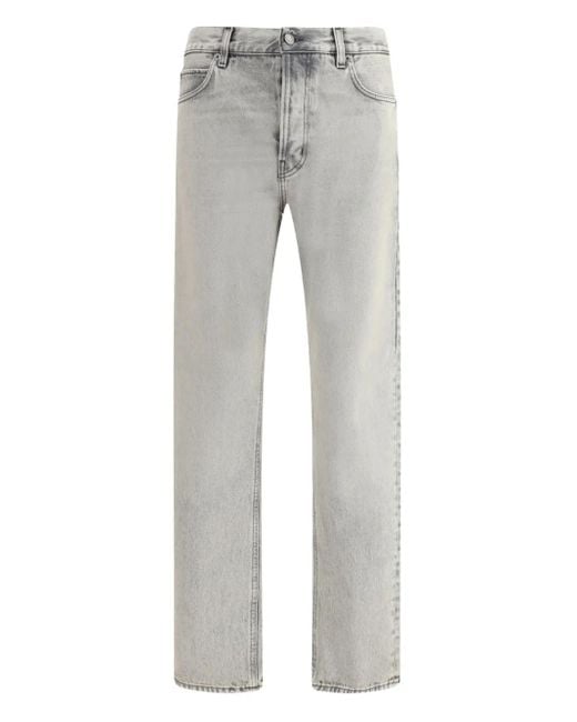 Haikure Gray Acid-Wash Jeans for men