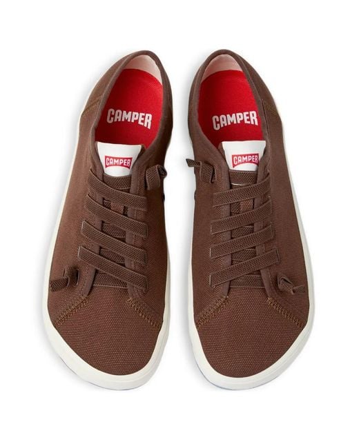 Camper Brown Peu Rambla Ii Lace-Up Sneakers for men