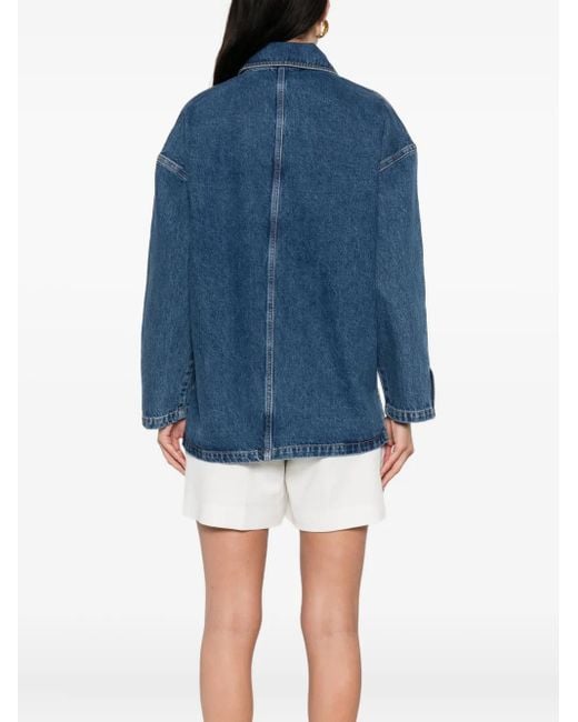 Anine Bing Blue Luca Jacket