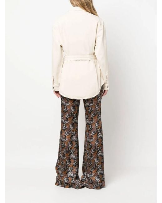 Ksubi Natural Voyager Tied-Waistband Coat