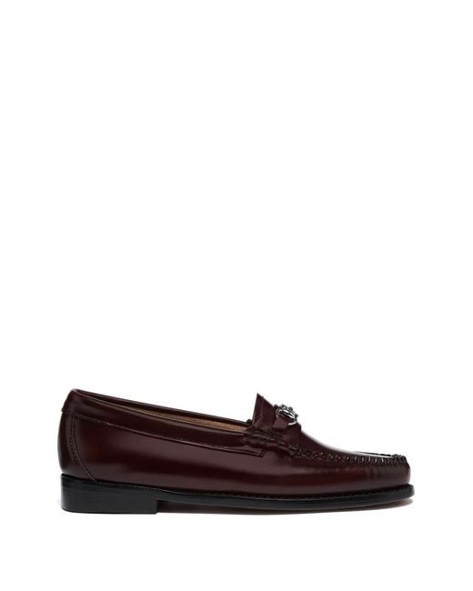 G.H.BASS White Weejuns Lianna Snaffle Loafers