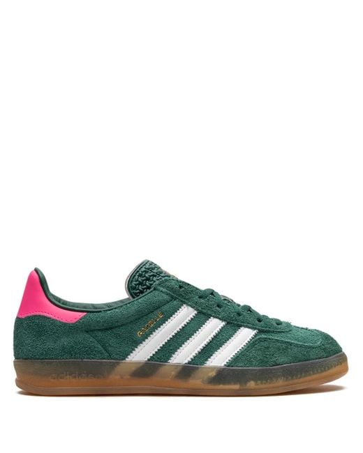 Adidas Green Gazelle Indoor Suede Sneakers