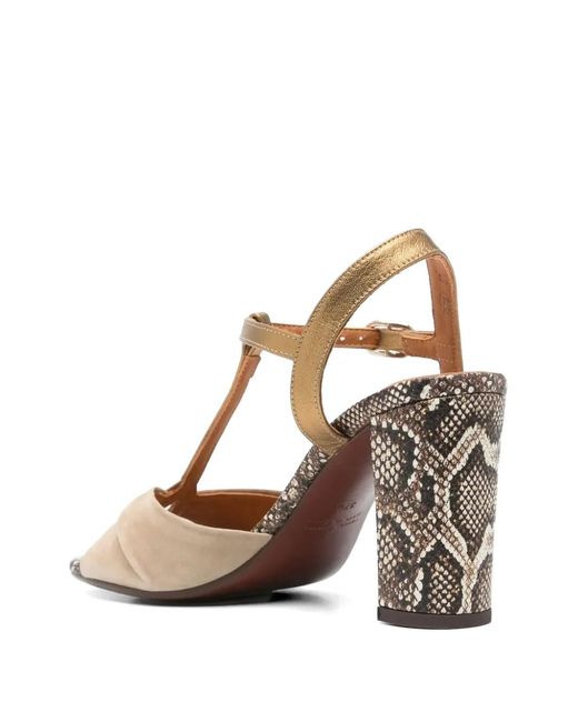 Chie Mihara White Biagio Heeled Sandals