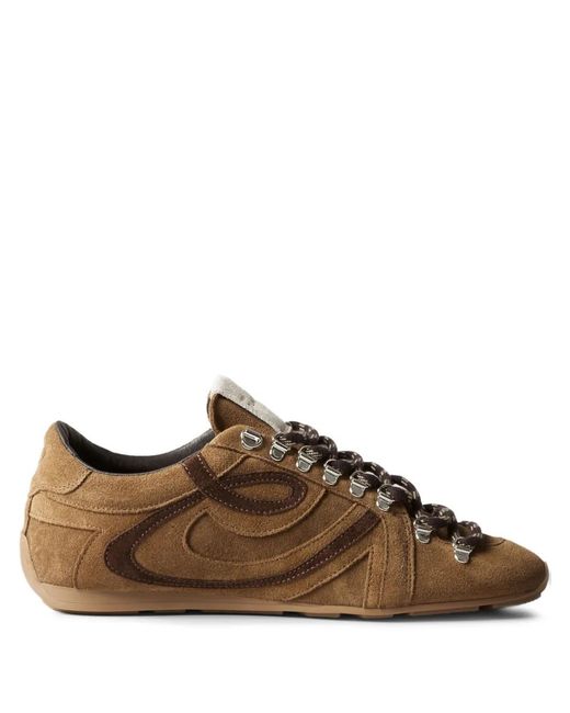 Claudie Pierlot Brown Swing Suede Trainers