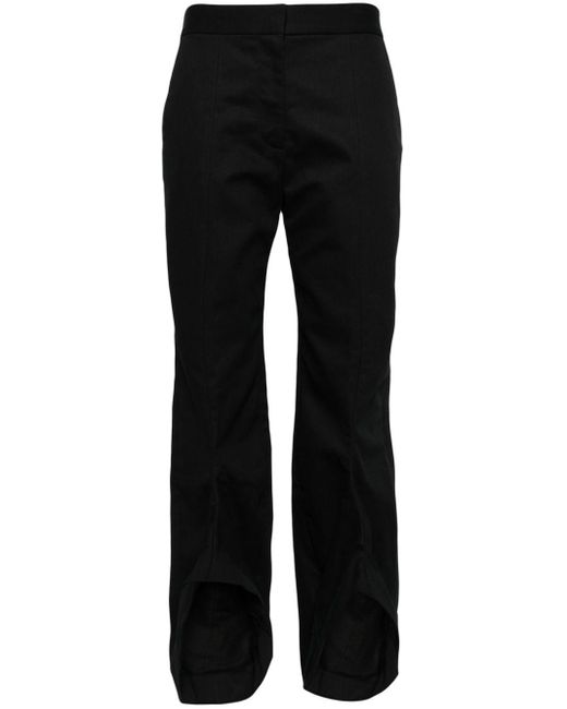 Puppets and Puppets Black Trumpet Cotton Trousers