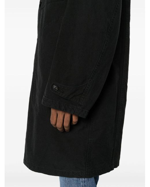 メンズ Visvim Pointer クラシックカラー コート Black